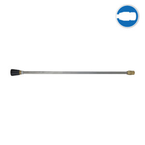 123922-D2504 Flat Jet lance 600mm เทา ก้านตรง with regulating nozzle