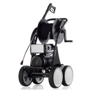 LX-RP 1200 TS T เครื่องอัดฉีดน้ำแรงดันสูง 190 บาร์ 1,400 รอบ (400V) Total Stop หัวฉีดน้ำวน 4 ล้อ โลม้วนสายอัดฉีด