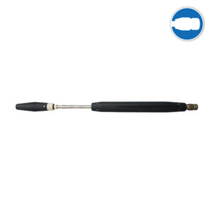 43093 Vario Jet Lance 03 500mm (ก้าน+หัว) ดำ+ขาว หุ้มยาง